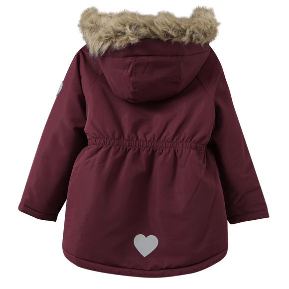Mädchen Parka mit Fellimitat