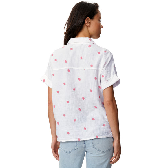 Damen Musselin-Bluse mit Stickerei