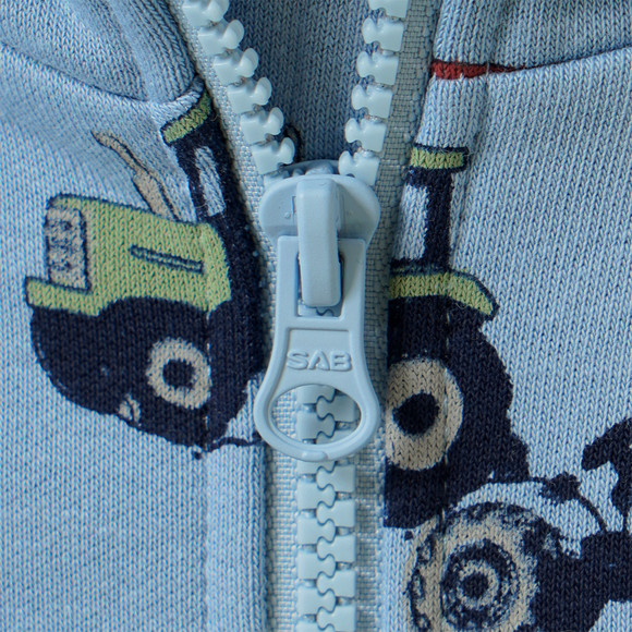 Jungen Sweatjacke mit Kapuze