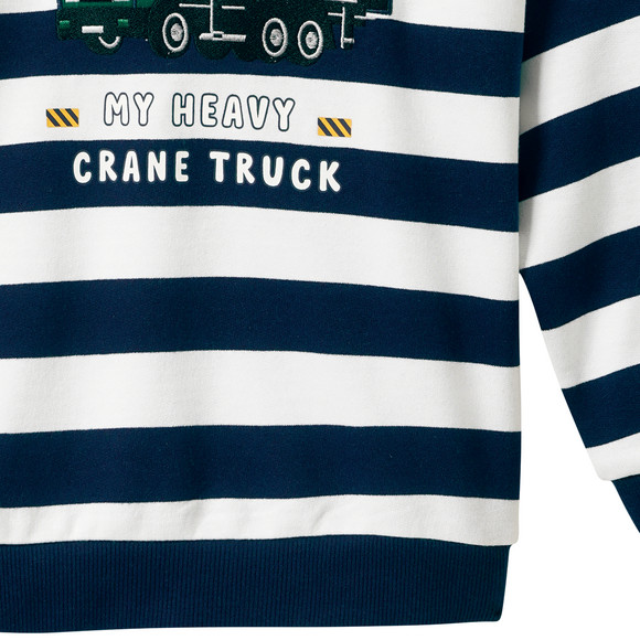 Jungen Sweatshirt mit Applikation