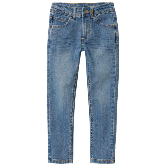 Jungen Slim-Jeans im 5-Pocket-Style blau