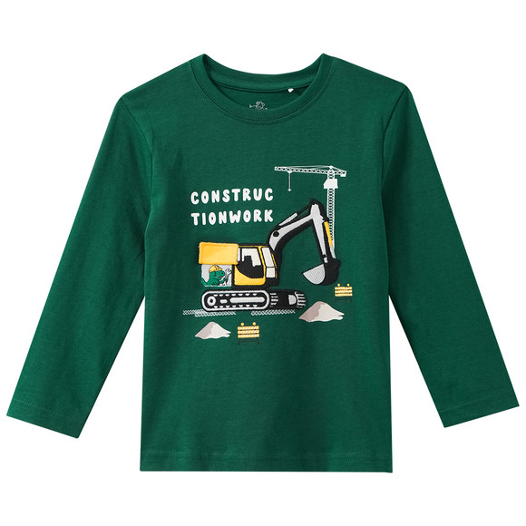 Jungen Langarmshirt mit Applikation