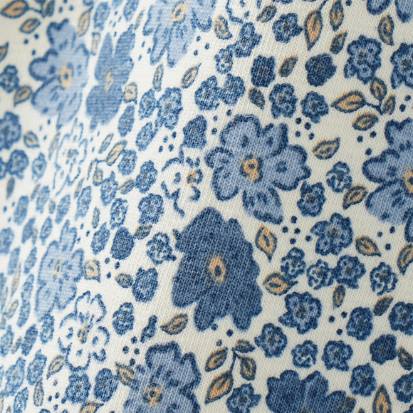 Mädchen Kleid mit Millefleur-Muster
