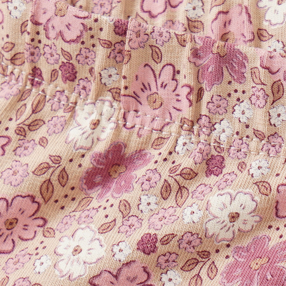 Mädchen Leggings mit Blümchen allover