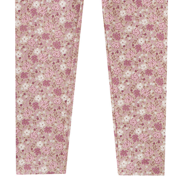 Mädchen Leggings mit Blümchen allover