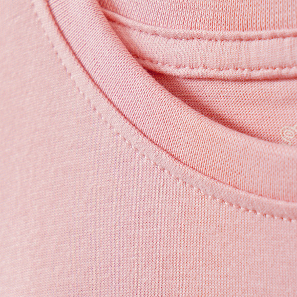Mädchen Langarmshirt mit Pferde-Applikation