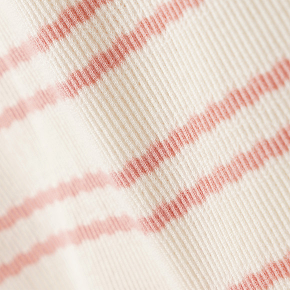 Mädchen Langarmshirt mit Rippstruktur