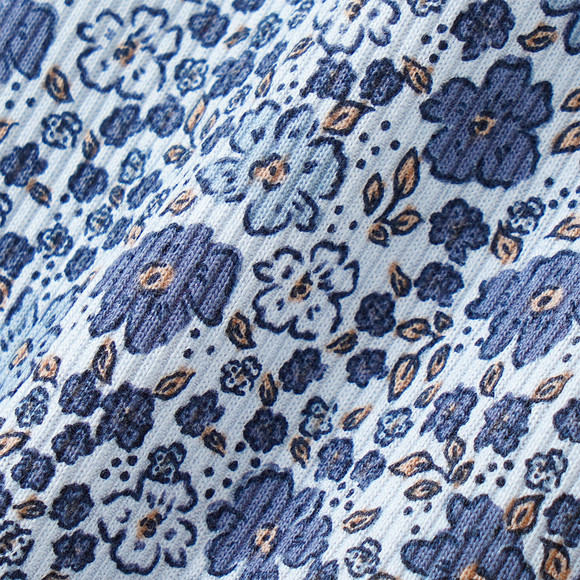 Mädchen Langarmshirt mit Allover-Muster