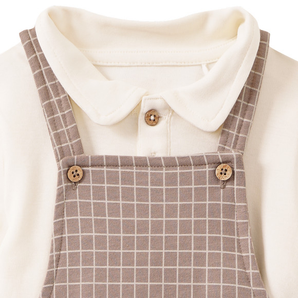 Newborn Set mit Latzhose und Shirt
