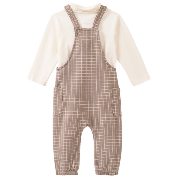 Newborn Set mit Latzhose und Shirt