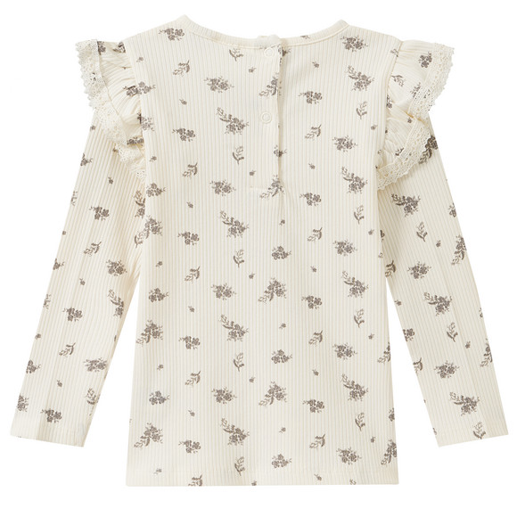 Baby Langarmshirt mit Rippstruktur