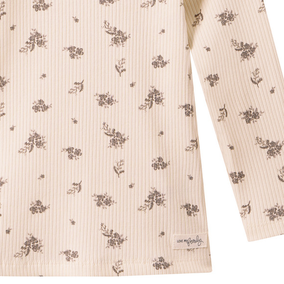Baby Langarmshirt mit Rippstruktur