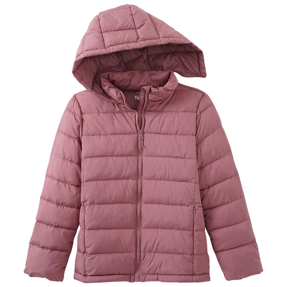 Mädchen Steppjacke mit abnehmbarer Kapuze