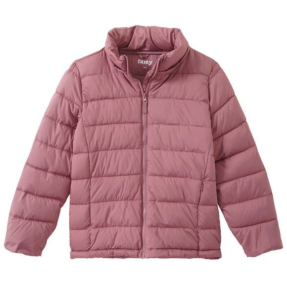 Mädchen Steppjacke mit abnehmbarer Kapuze