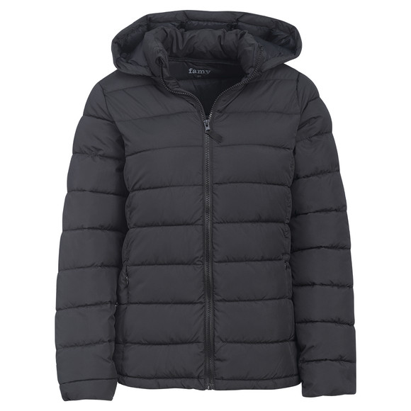 Damen Steppjacke mit abnehmbarer Kapuze