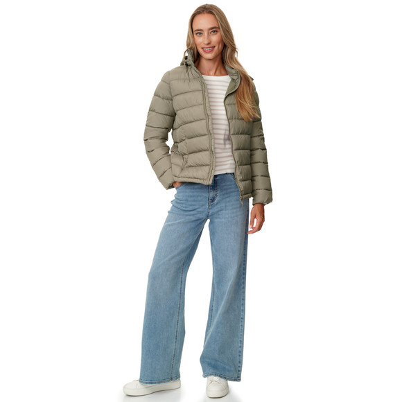 Damen Steppjacke mit abnehmbarer Kapuze