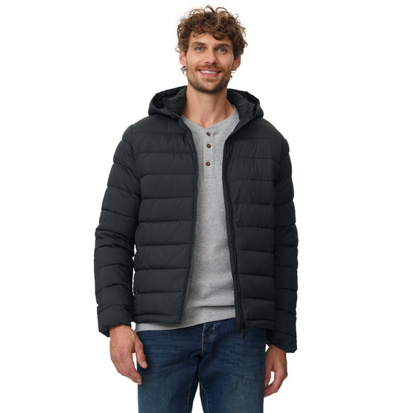 Herren Steppjacke mit abnehmbarer Kapuze