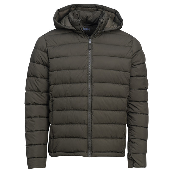 Herren Steppjacke mit abnehmbarer Kapuze