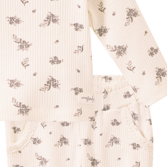 Newborn Set mit Langarmshirt und Hose