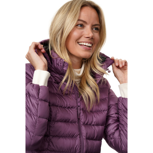 Damen Soft-Daunenjacke mit Kapuze