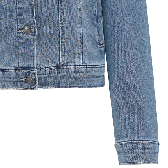 Damesjeansjas met knopen