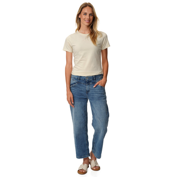 Damen T-Shirt mit Rundhalsausschnitt