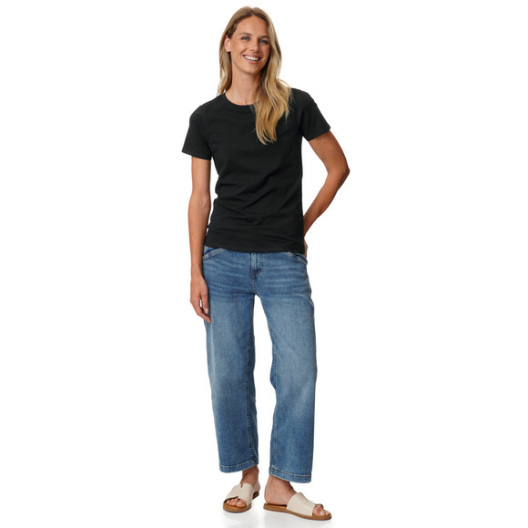 Damen T-Shirt mit Rundhalsausschnitt