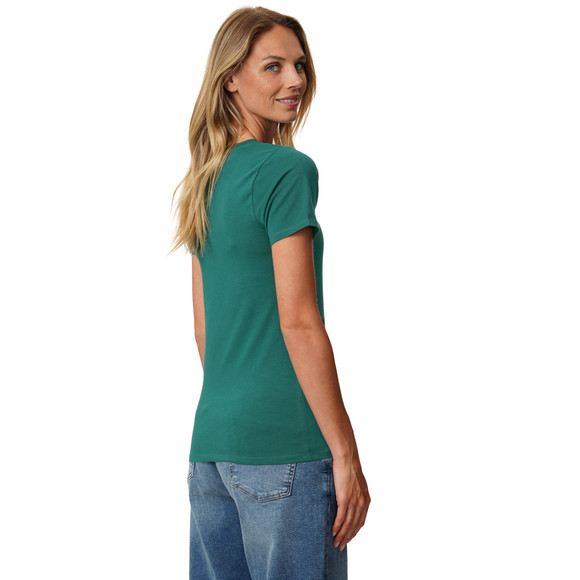 Damen T-Shirt mit Rundhalsausschnitt