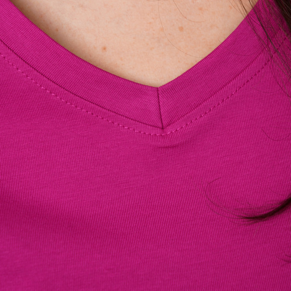 Damen T-Shirt mit V-Ausschnitt