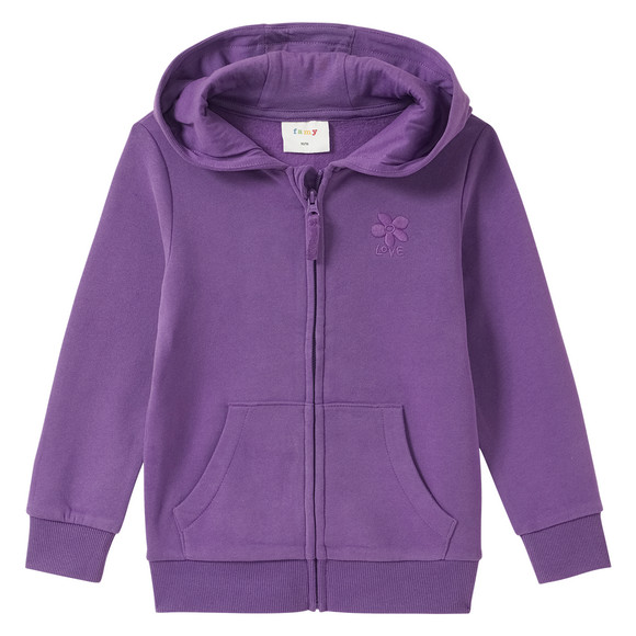 Mädchen Sweatjacke im Basic-Look