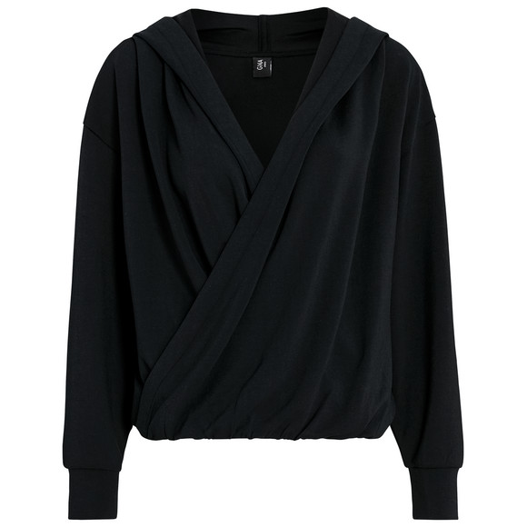 Damen Sport-Sweatshirt in Wickeloptik