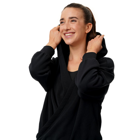 Damen Sport-Sweatshirt in Wickeloptik