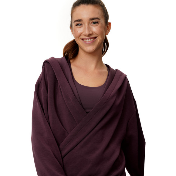 Damen Sport-Sweatshirt in Wickeloptik