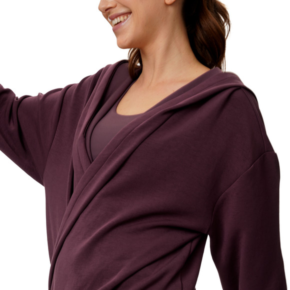 Damen Sport-Sweatshirt in Wickeloptik