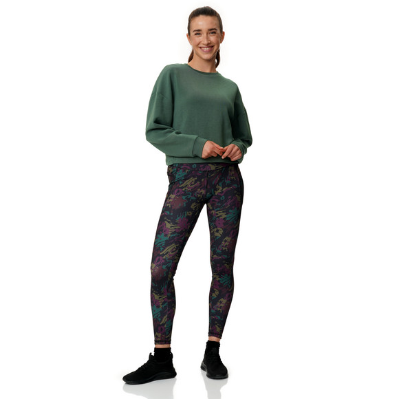 Damen Sport-Sweatshirt mit offenem Rücken