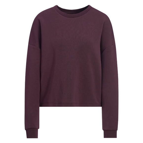 Damen Sport-Sweatshirt mit offenem Rücken