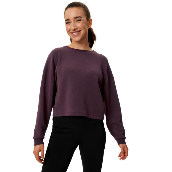 Damen Sport-Sweatshirt mit offenem Rücken