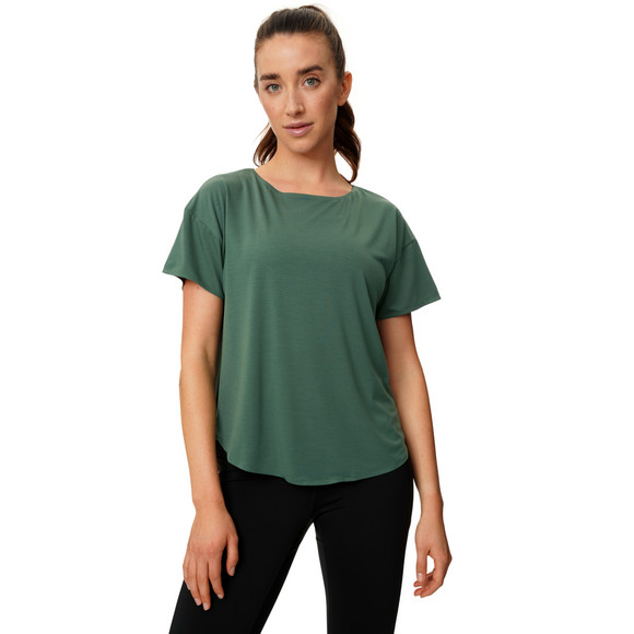 Damen Sport T-Shirt unifarben