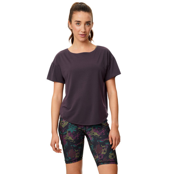 Damen Sport T-Shirt unifarben