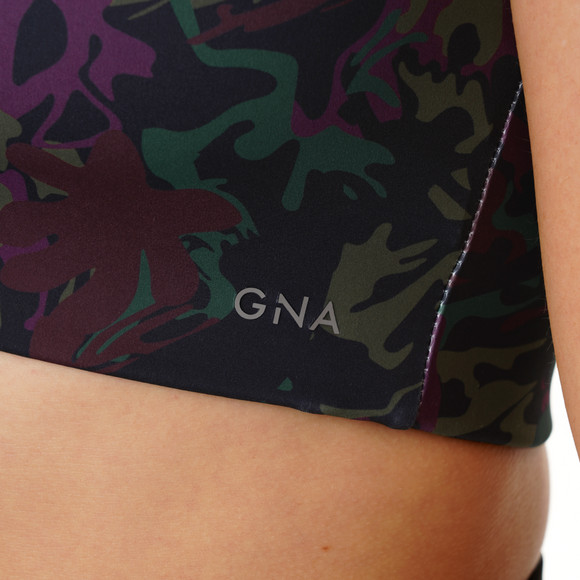 Damen Sport-Bustier mit Allover-Print