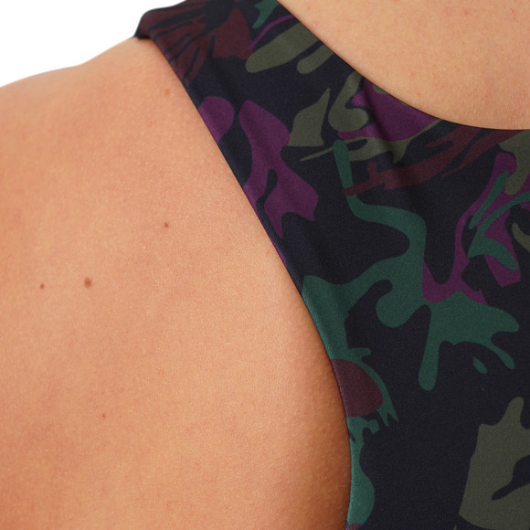 Damen Sport-Bustier mit Allover-Print
