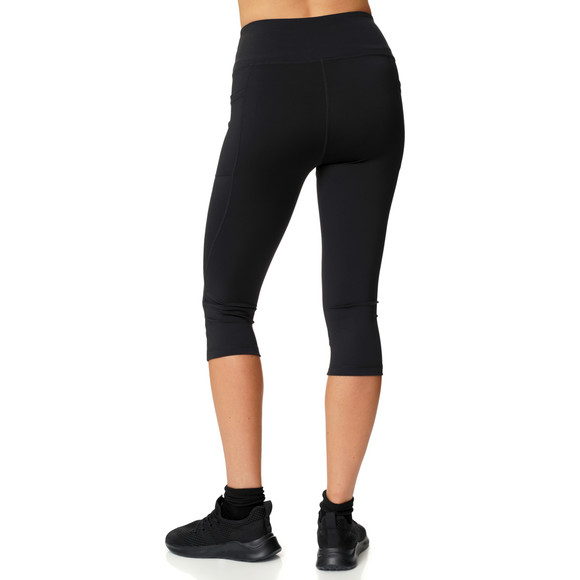Damen Sport Capri-Leggings mit Taschen