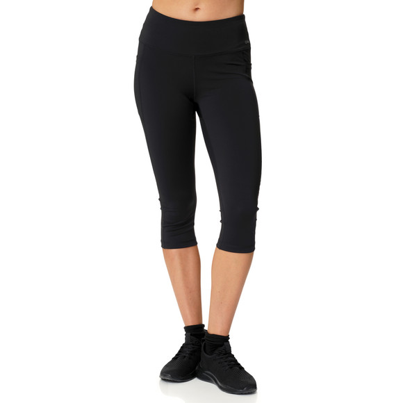 Damen Sport Capri-Leggings mit Taschen
