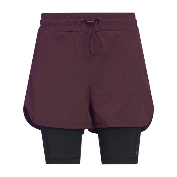 Damen Sport-Shorts zweilagig