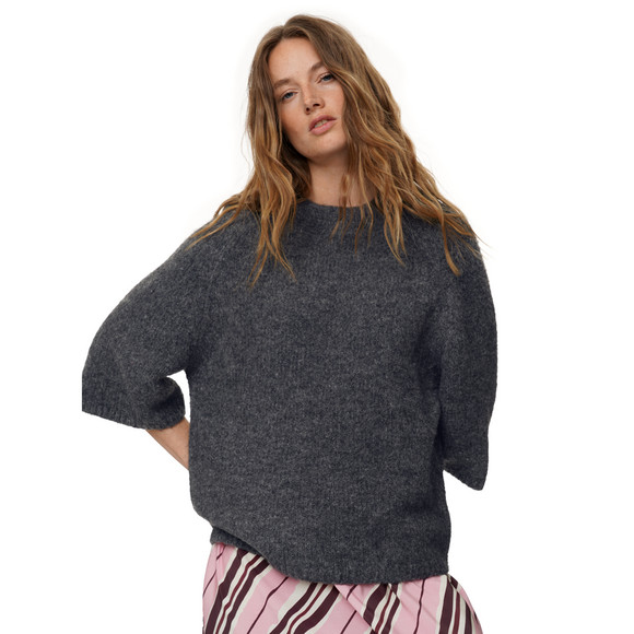 Damen Strickpullover mit kurzem Arm