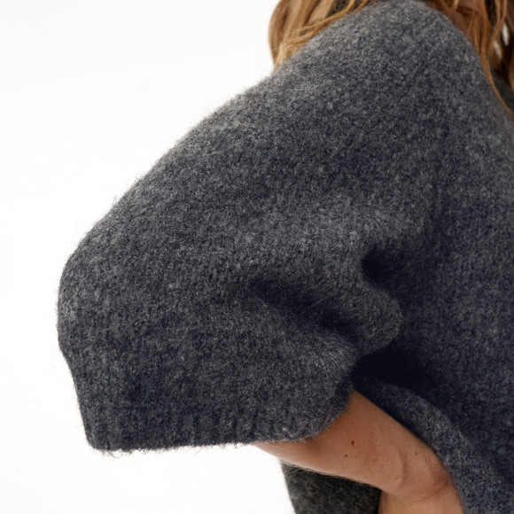Damen Strickpullover mit kurzem Arm