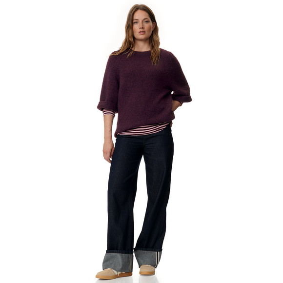 Damen Strickpullover mit kurzem Arm