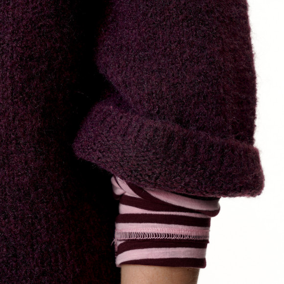 Damen Strickpullover mit kurzem Arm