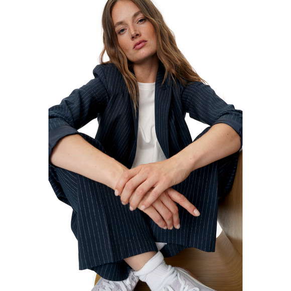 Damen Blazer mit Nadelstreifen