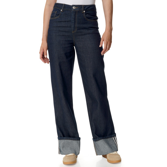 Damen Wide-Leg-Jeans aus Bio-Baumwolle